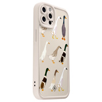 Casimoda iPhone 12 Pro beige case - Duck life