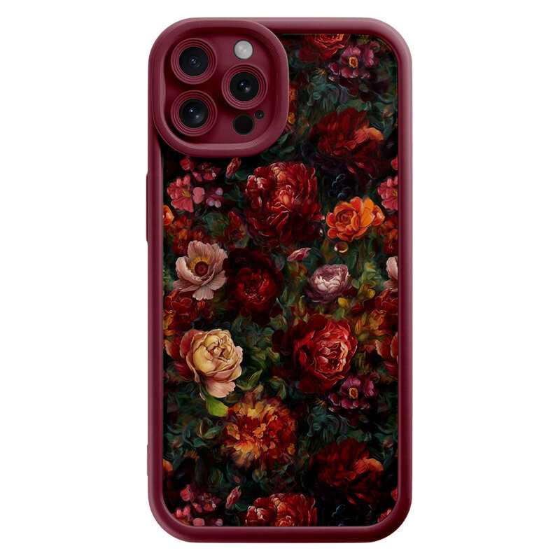 Casimoda iPhone 12 Pro rode case - Floral garden