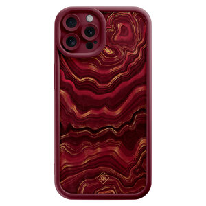 Casimoda iPhone 12 Pro rode case - Agate rood