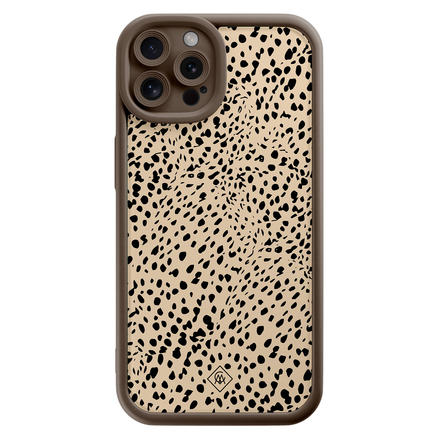 iPhone 12 Pro bruine case - Spot on