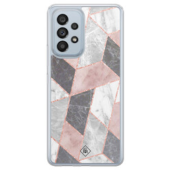 Casimoda Samsung Galaxy A53 hybride hoesje - Stone grid