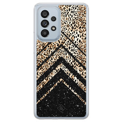 Casimoda Samsung Galaxy A53 hybride hoesje - Chevron luipaard