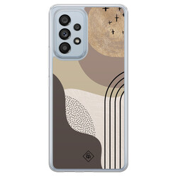 Casimoda Samsung Galaxy A53 hybride hoesje - Abstract almond