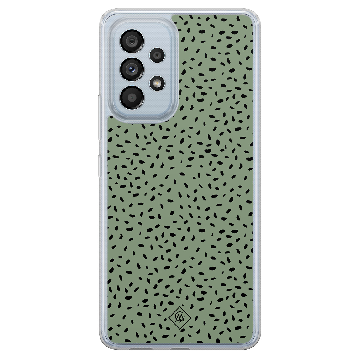 Samsung Galaxy A53 hybride hoesje Green confetti
