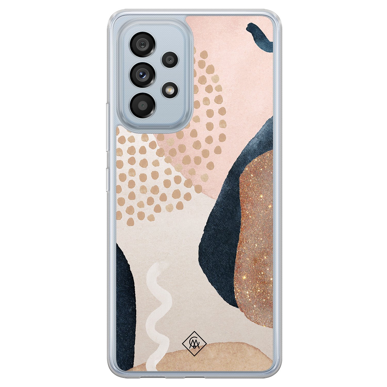 Samsung Galaxy A53 hybride hoesje - Abstract dots