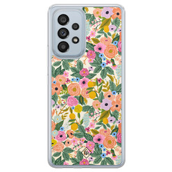 Casimoda Samsung Galaxy A53 hybride hoesje - Pink gardens