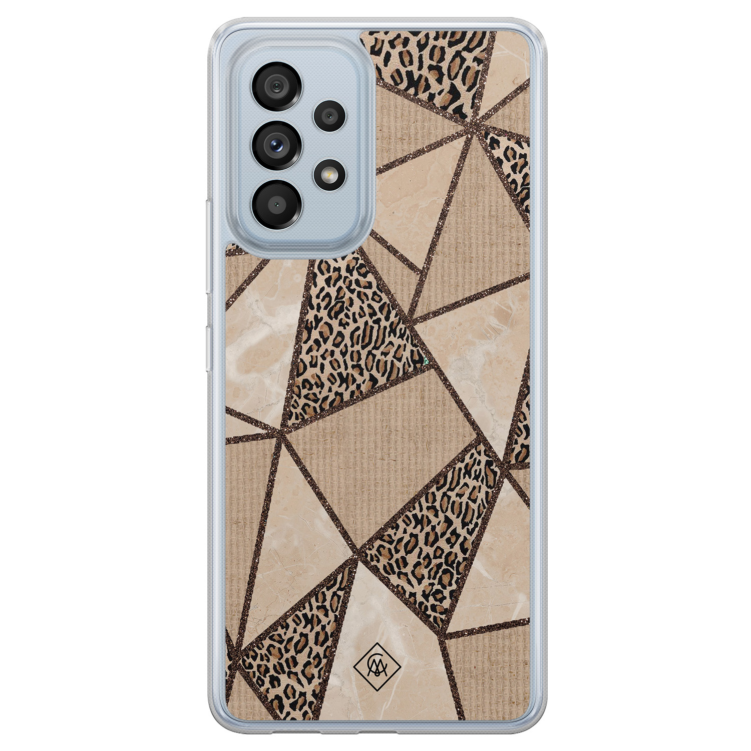 Samsung Galaxy A53 hybride hoesje - Leopard abstract