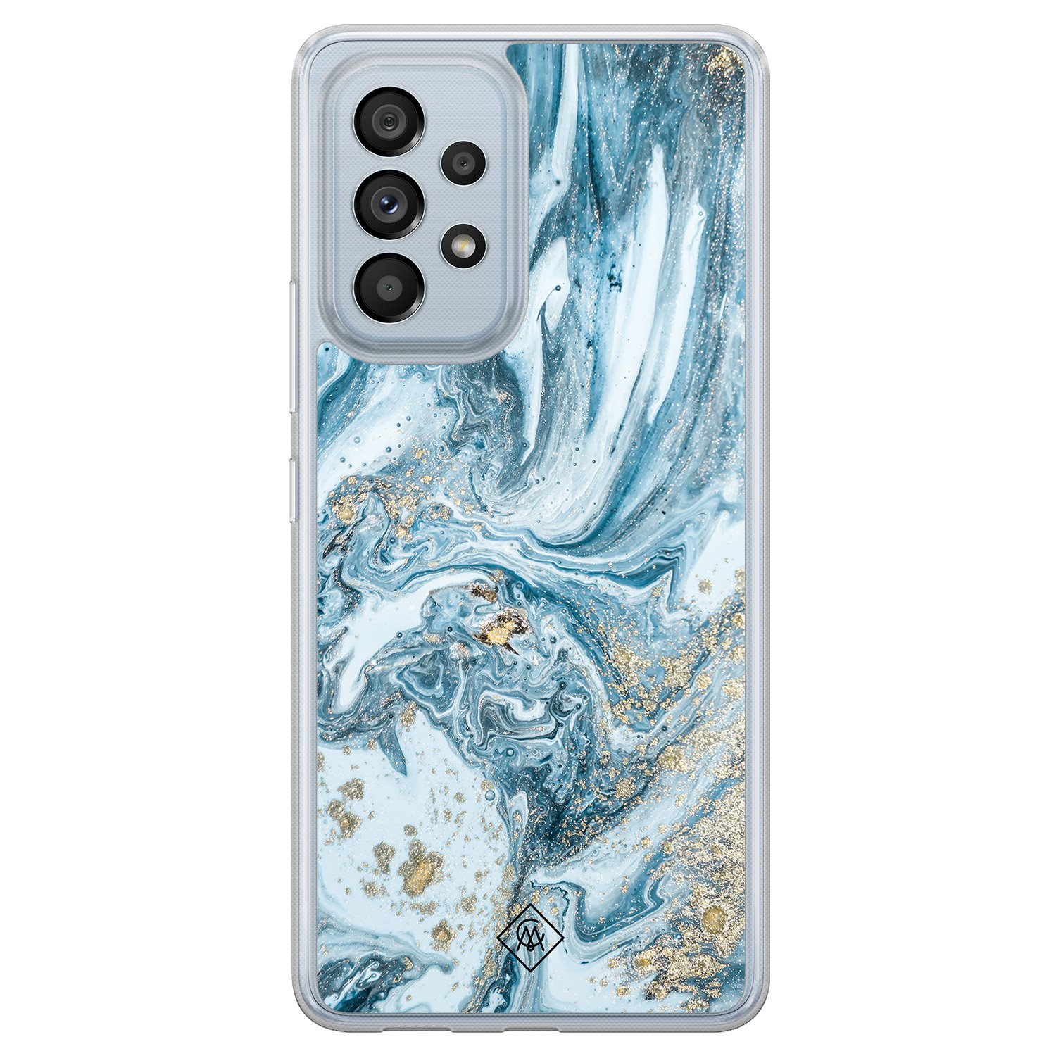 Samsung Galaxy A53 hybride hoesje - Marble sea