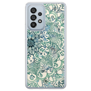 Casimoda Samsung Galaxy A53 hybride hoesje - Mandala blauw