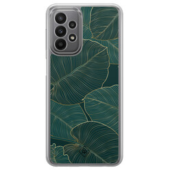 Casimoda Samsung Galaxy A23 hybride hoesje - Monstera leaves