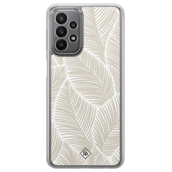 Casimoda Samsung Galaxy A23 hybride hoesje - Palmy leaves beige