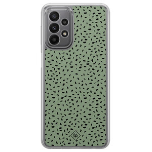 Casimoda Samsung Galaxy A23 hybride hoesje - Green confetti