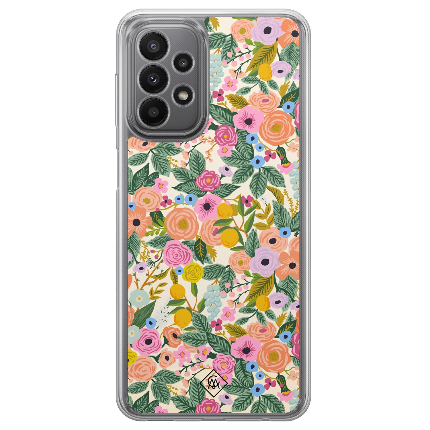 Samsung Galaxy A23 hybride hoesje - Pink gardens