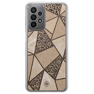 Casimoda Samsung Galaxy A23 hybride hoesje - Leopard abstract