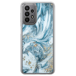 Casimoda Samsung Galaxy A23 hybride hoesje - Marble sea