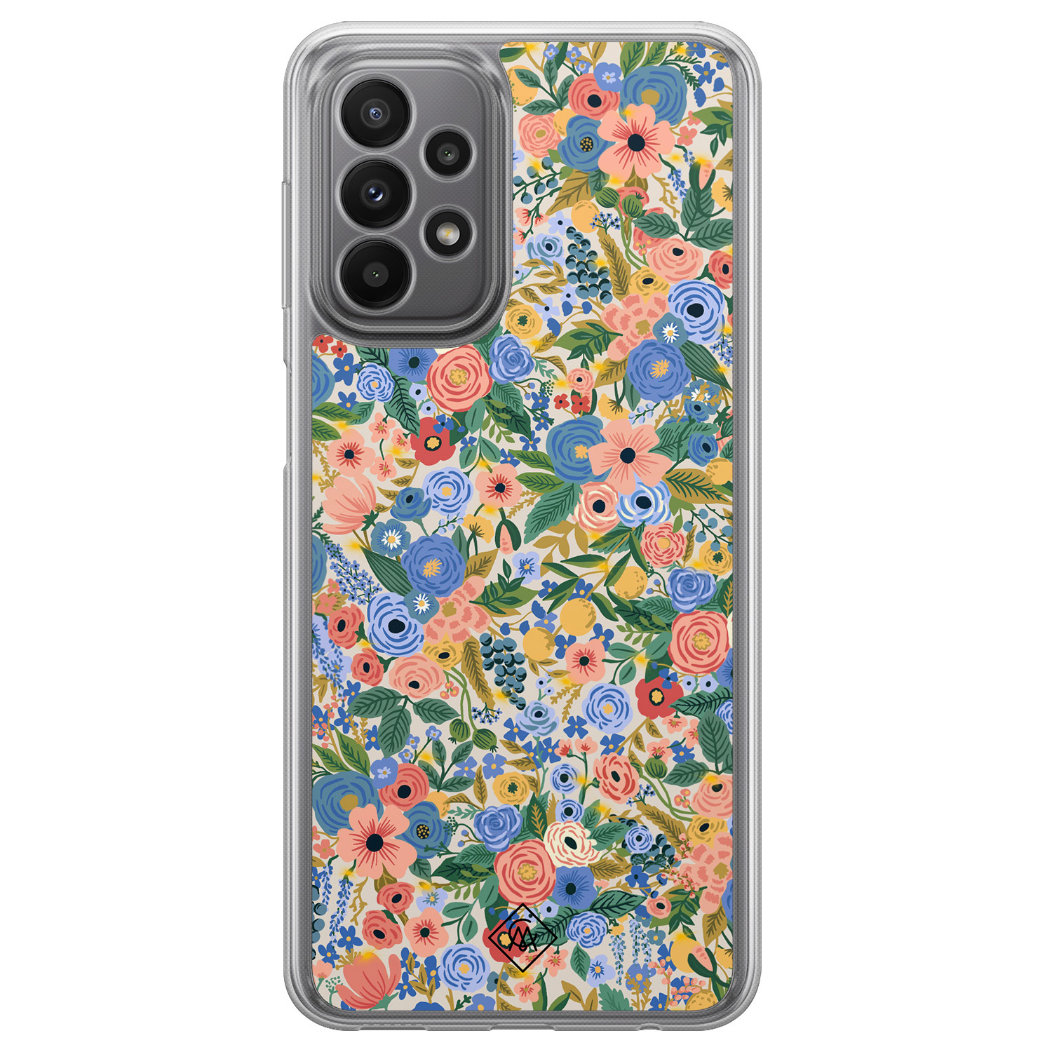 Samsung Galaxy A23 hybride hoesje - Blue gardens