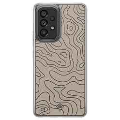 Casimoda Samsung Galaxy A52 hybride hoesje - Abstract lines