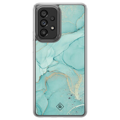 Casimoda Samsung Galaxy A52 hybride hoesje - Touch of mint