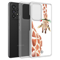 Casimoda Samsung Galaxy A52 hybride hoesje - Giraffe