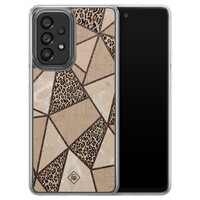 Casimoda Samsung Galaxy A52 hybride hoesje - Leopard abstract