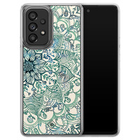 Casimoda Samsung Galaxy A52 hybride hoesje - Mandala blauw