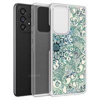 Casimoda Samsung Galaxy A52 hybride hoesje - Mandala blauw