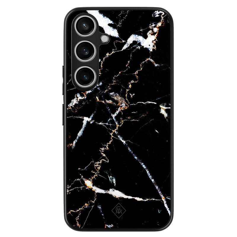 Casimoda Samsung Galaxy A55 hoesje - Marmer zwart