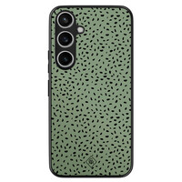 Casimoda Samsung Galaxy A55 hoesje - Green confetti