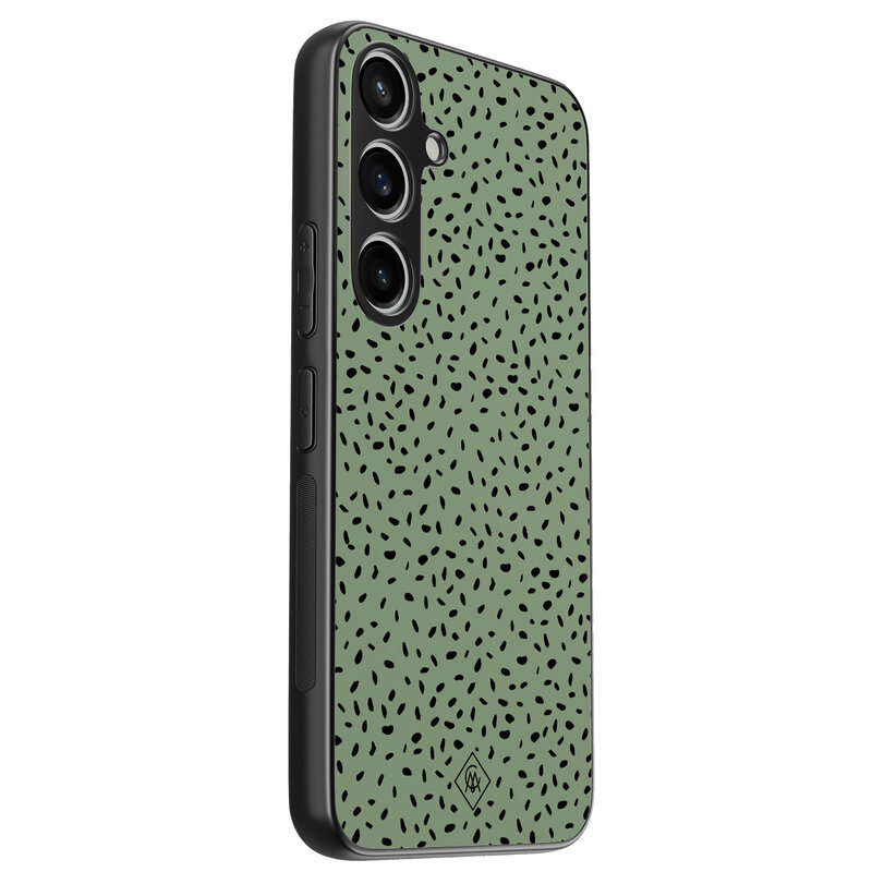 Casimoda Samsung Galaxy A55 hoesje - Green confetti