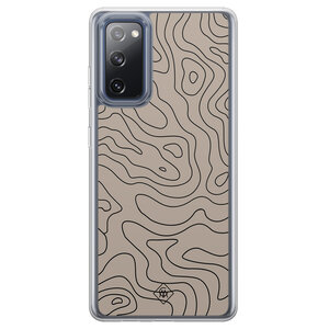 Casimoda Samsung Galaxy S20 FE hybride hoesje - Abstract lines