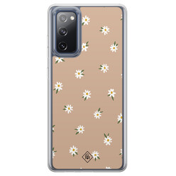 Casimoda Samsung Galaxy S20 FE hybride hoesje - Sweet daisies