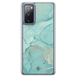 Casimoda Samsung Galaxy S20 FE hybride hoesje - Touch of mint