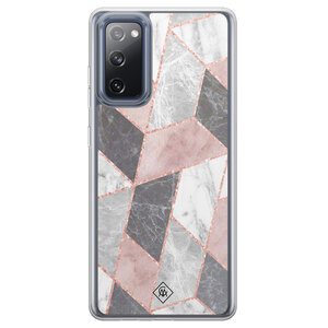Casimoda Samsung Galaxy S20 FE hybride hoesje - Stone grid