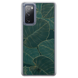 Casimoda Samsung Galaxy S20 FE hybride hoesje - Monstera leaves