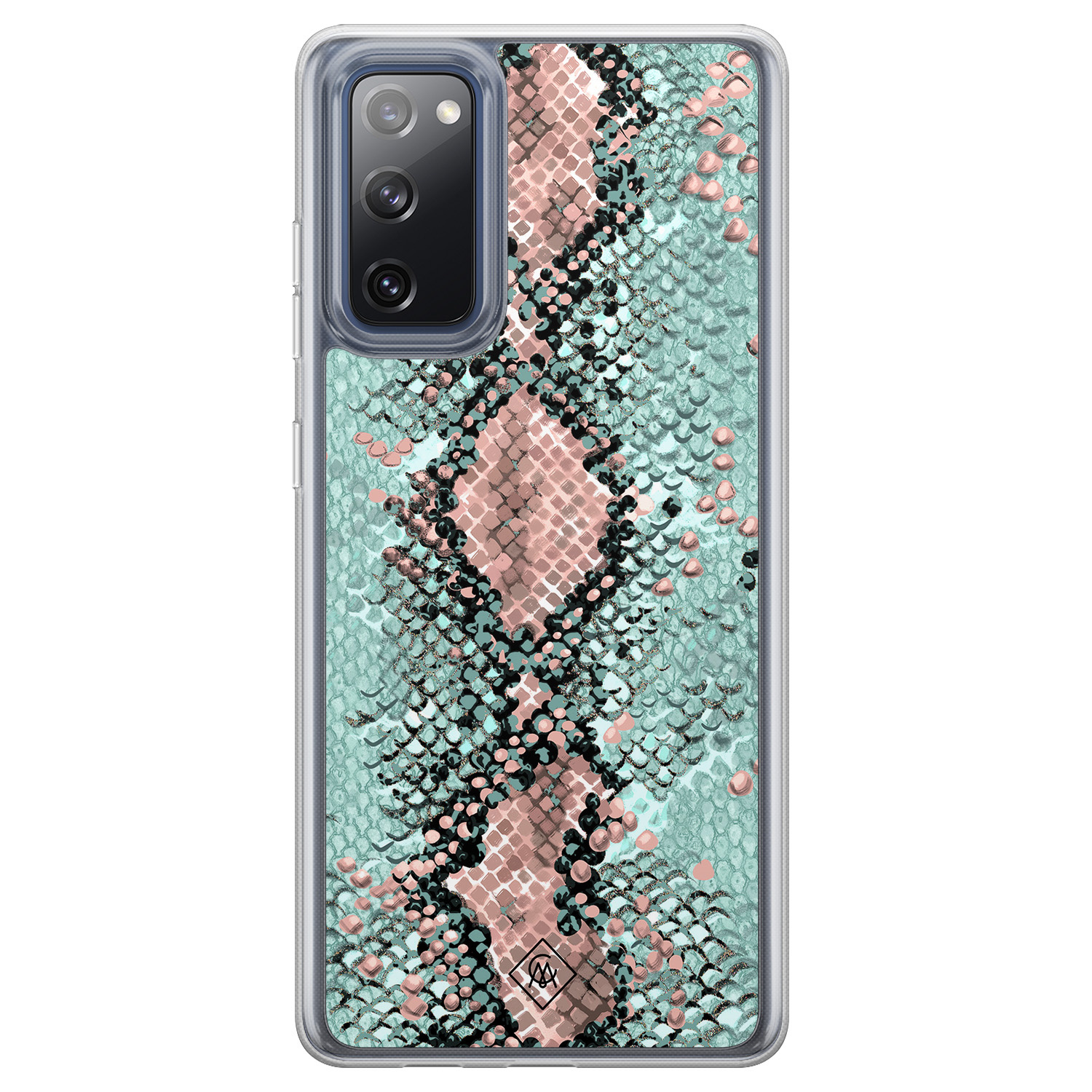 Samsung Galaxy S20 FE hybride hoesje - Snake pastel