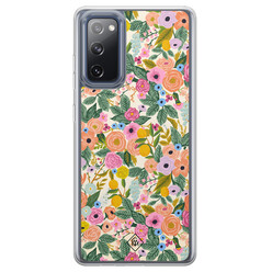 Casimoda Samsung Galaxy S20 FE hybride hoesje - Pink gardens