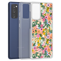 Casimoda Samsung Galaxy S20 FE hybride hoesje - Pink gardens