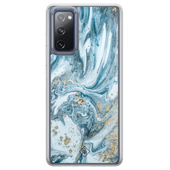 Casimoda Samsung Galaxy S20 FE hybride hoesje - Marble sea