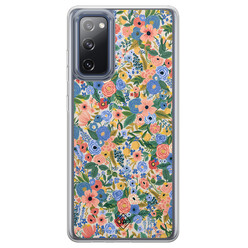Casimoda Samsung Galaxy S20 FE hybride hoesje - Blue gardens