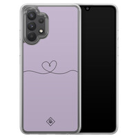 Casimoda Samsung Galaxy A32 4G  hybride hoesje - Hart lila