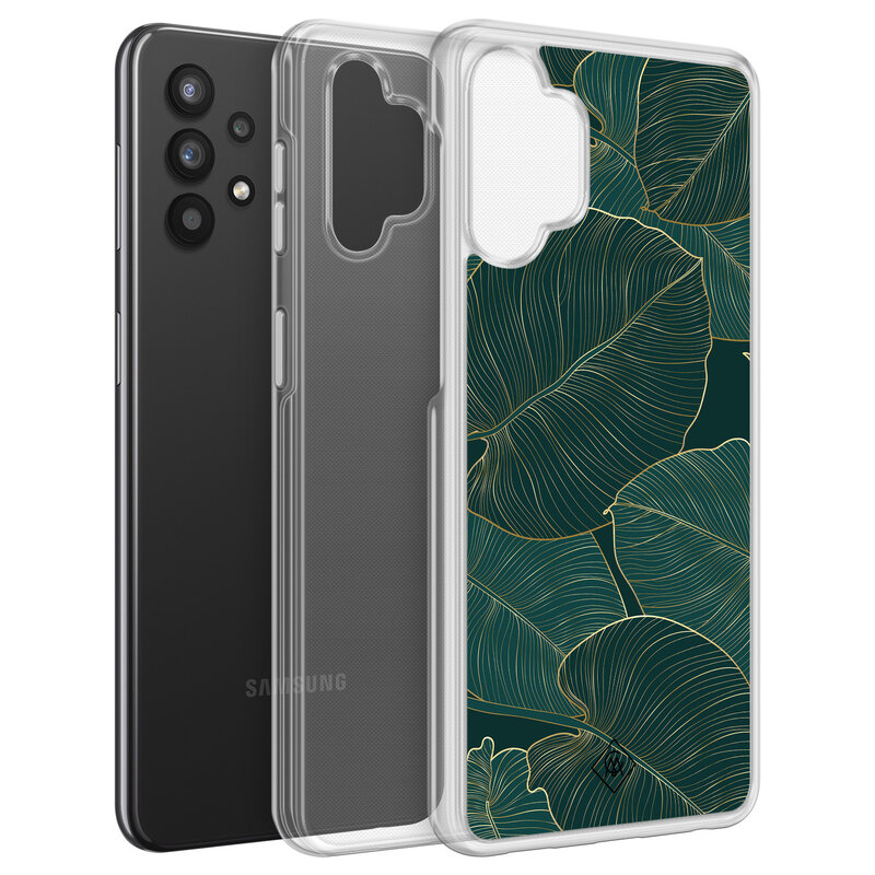 Casimoda Samsung Galaxy A32 4G  hybride hoesje - Monstera leaves