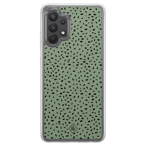 Casimoda Samsung Galaxy A32 4G  hybride hoesje - Green confetti