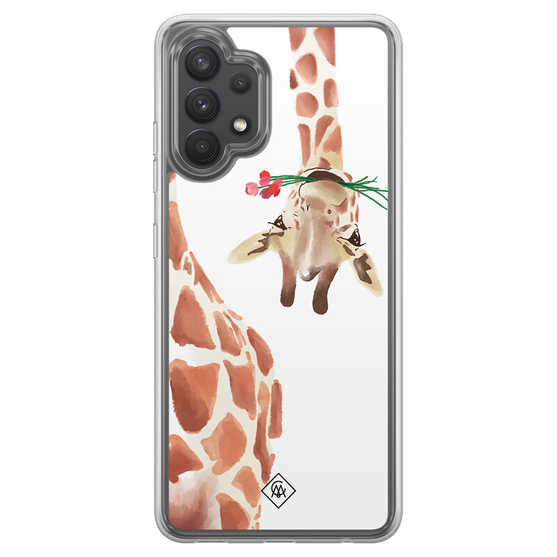 Casimoda Samsung Galaxy A32 4G  hybride hoesje - Giraffe