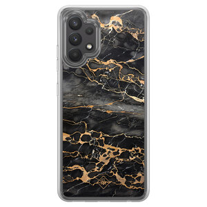 Casimoda Samsung Galaxy A32 4G  hybride hoesje - Marmer grijs brons