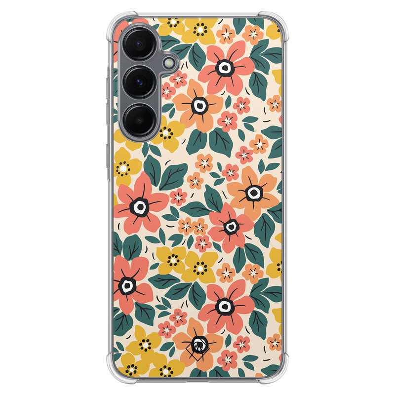 Casimoda Samsung Galaxy A55 shockproof hoesje - Blossom