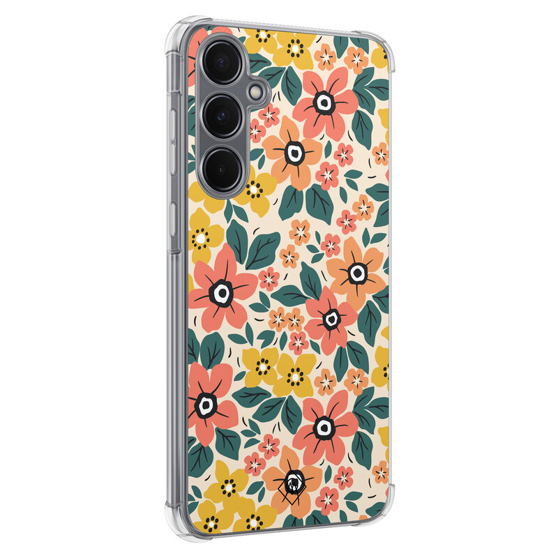Casimoda Samsung Galaxy A55 shockproof hoesje - Blossom