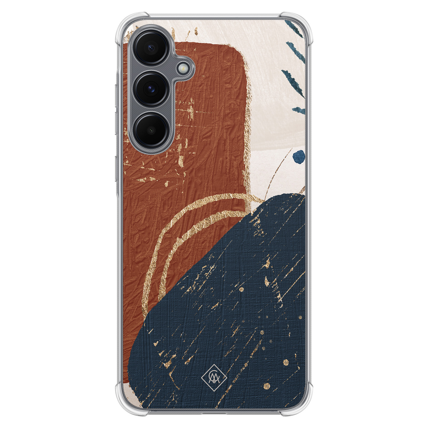 Samsung Galaxy A55 shockproof hoesje - Abstract terracotta
