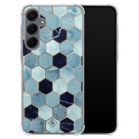 Casimoda Samsung Galaxy A55 shockproof hoesje - Blue cubes