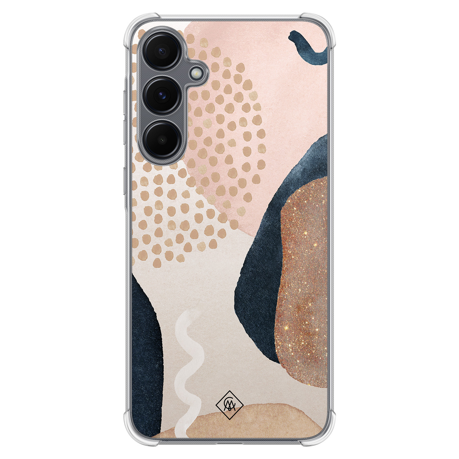 Samsung Galaxy A55 shockproof hoesje - Abstract dots