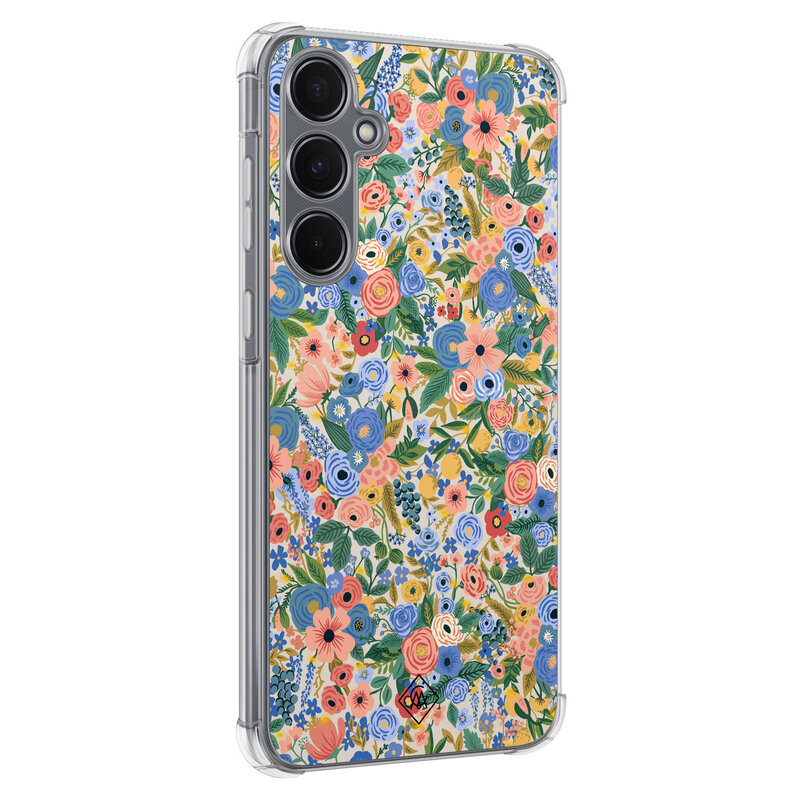 Casimoda Samsung Galaxy A55 shockproof hoesje - Blue gardens